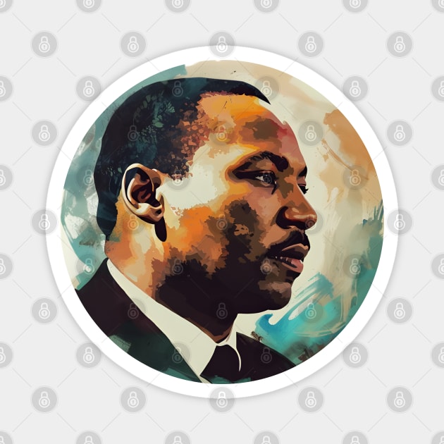 Inspire Unity: Festive Martin Luther King Day Art, Equality Designs, and Freedom Tributes! Magnet by insaneLEDP